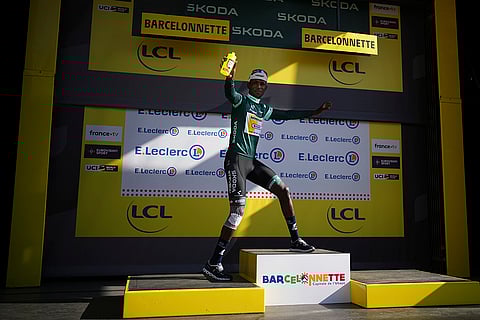 Best sprinter Eritrea's Biniam Girmay